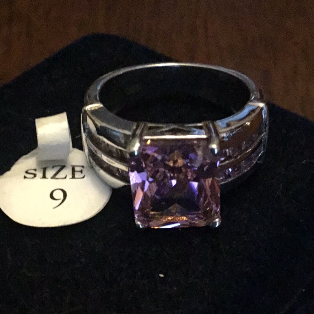 925 silver with pink stones